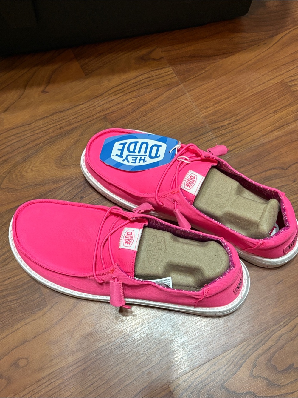 Hey Dude Wendy Hot Pink Lightweight Slip-Ons